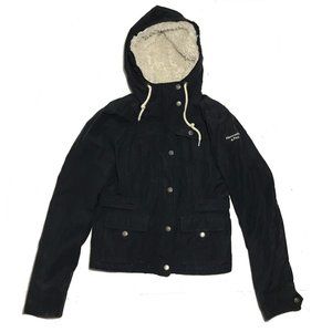 Abercrombie Fitch Fur Hooded Jacket Winter Parka